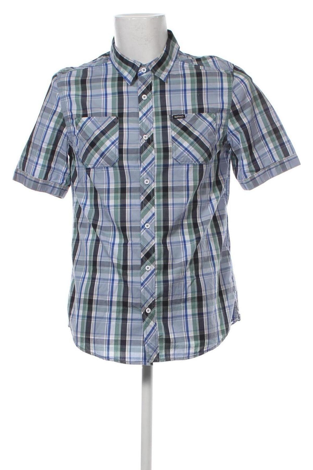 Ανδρικό πουκάμισο Buffalo by David Bitton, Μέγεθος M, Χρώμα Πολύχρωμο, Τιμή 14,70 €