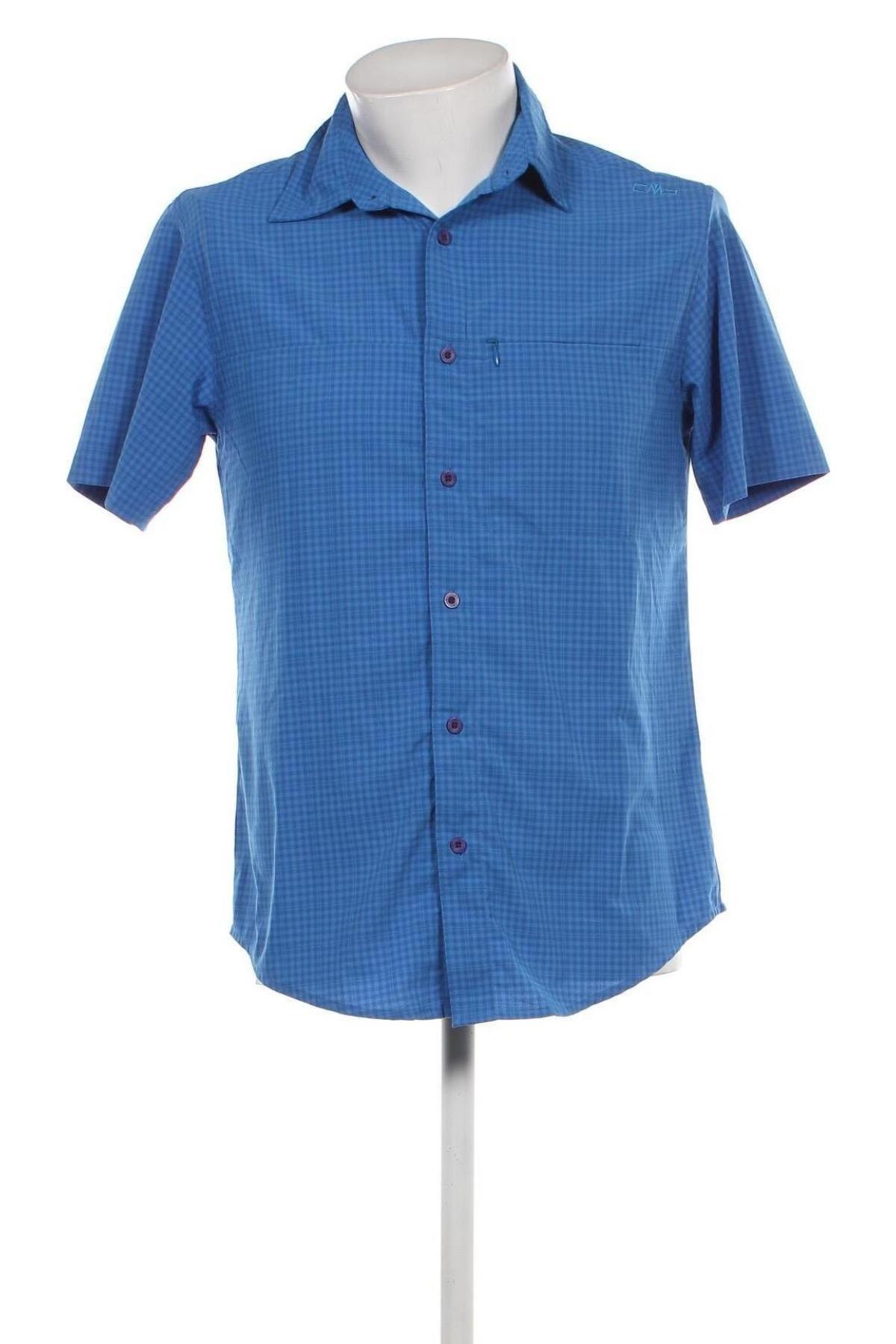 Ανδρικό πουκάμισο CMP, Μέγεθος M, Χρώμα Μπλέ, Τιμή 22,48 €