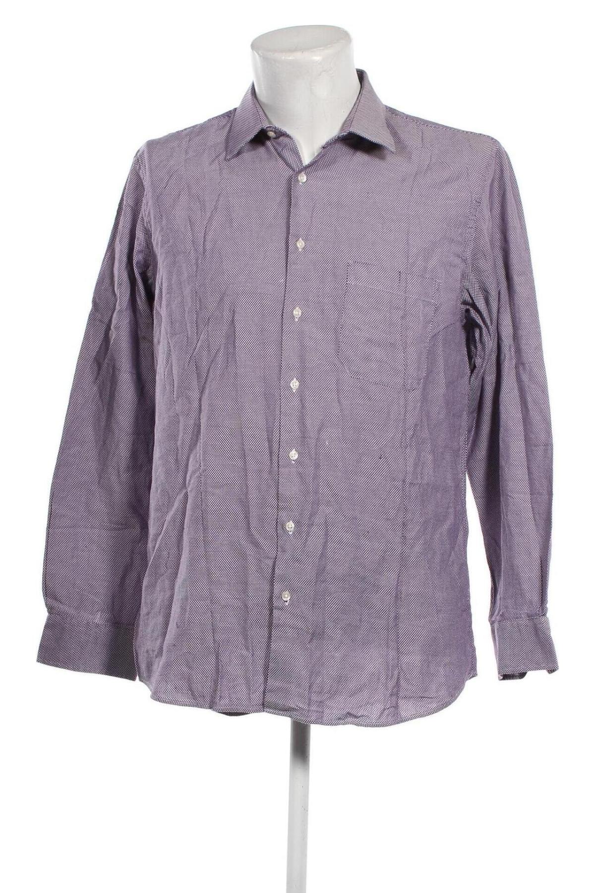 Ανδρικό πουκάμισο Canda, Μέγεθος L, Χρώμα Βιολετί, Τιμή 17,94 €