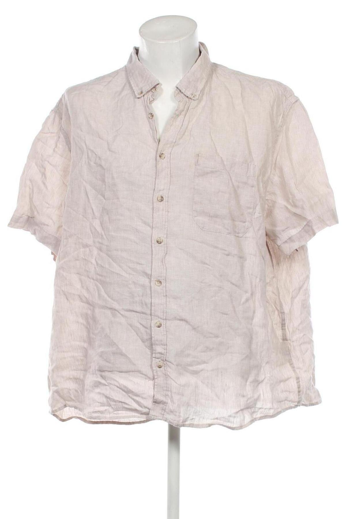 Ανδρικό πουκάμισο Canda, Μέγεθος 3XL, Χρώμα  Μπέζ, Τιμή 17,94 €