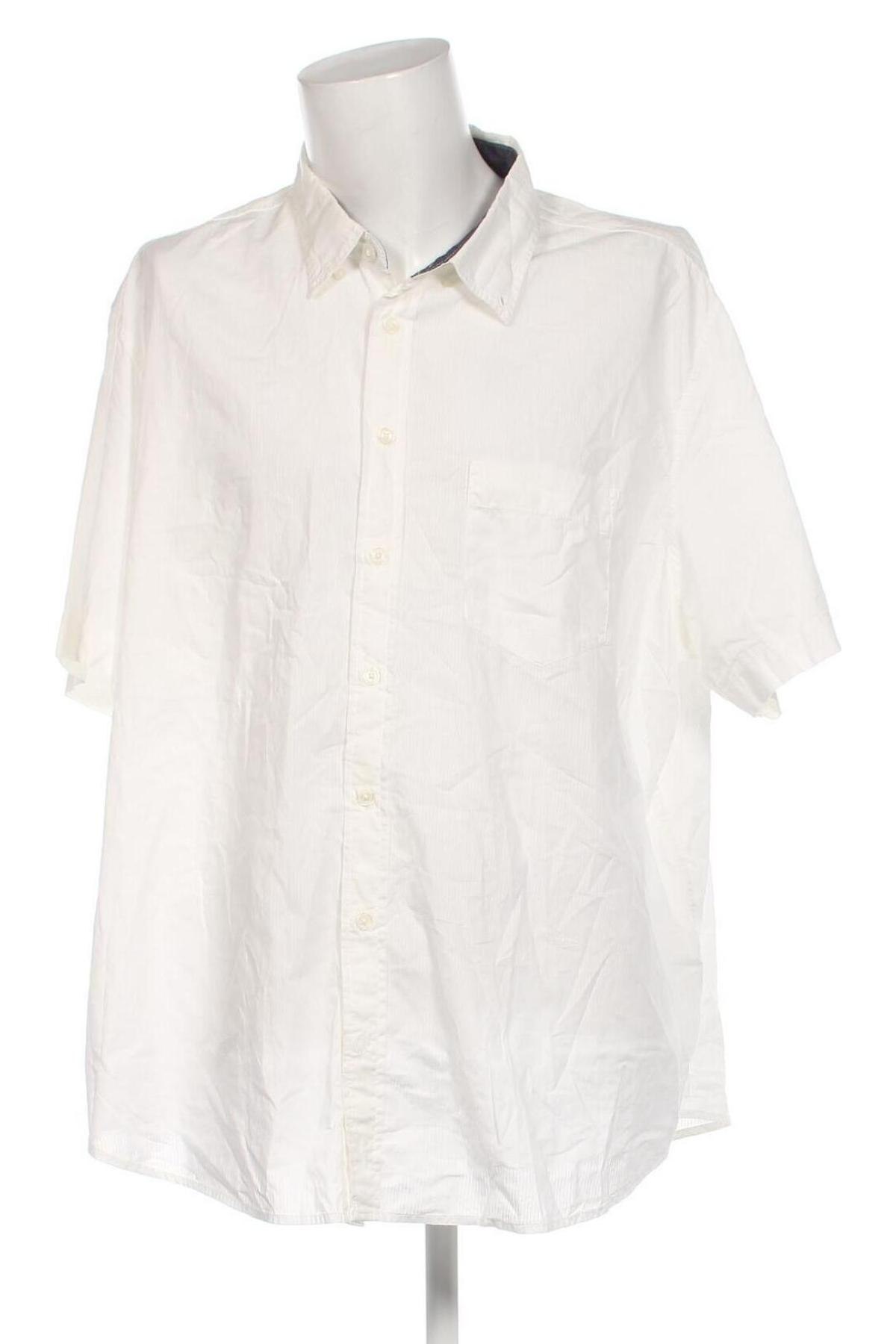Ανδρικό πουκάμισο Canda, Μέγεθος 4XL, Χρώμα Εκρού, Τιμή 17,94 €