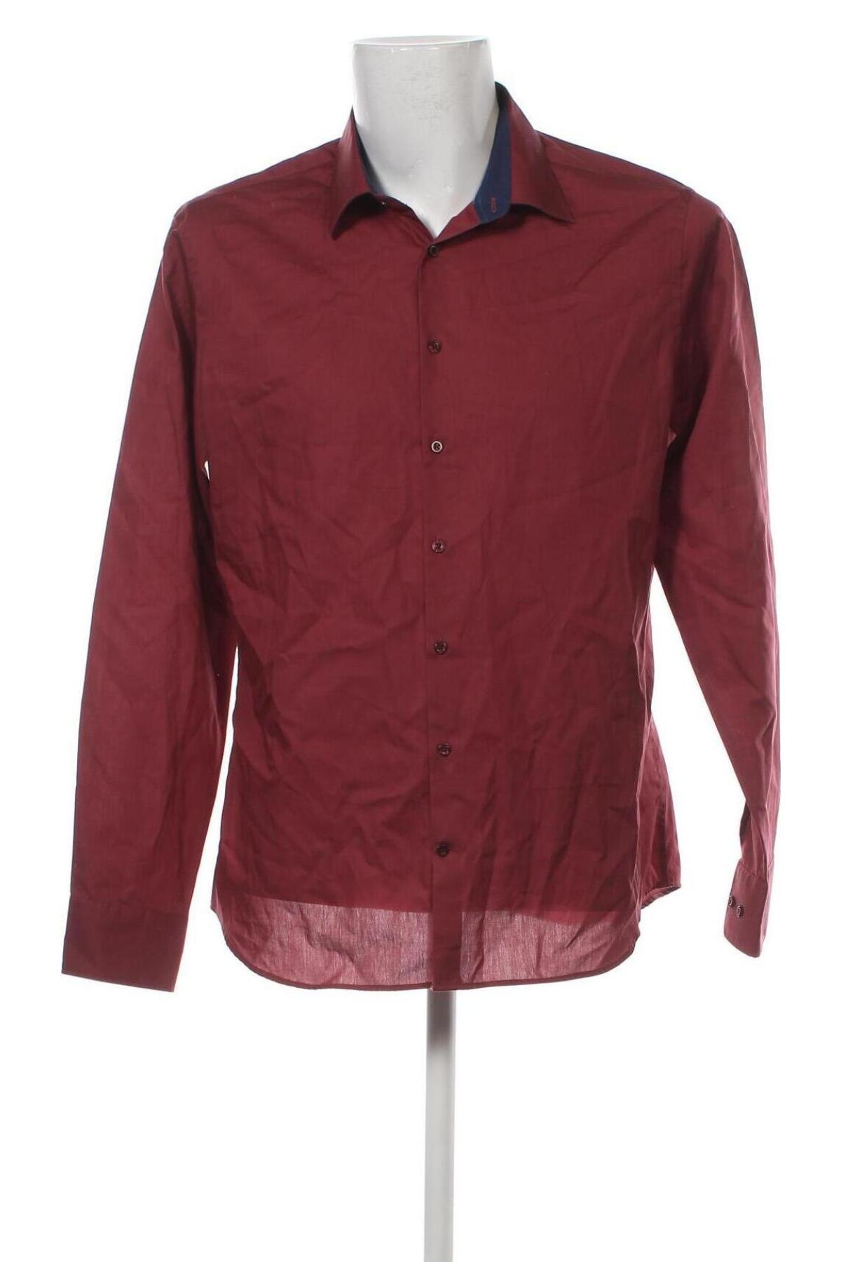 Herrenhemd Cool Code, Größe L, Farbe Rot, Preis 3,63 €