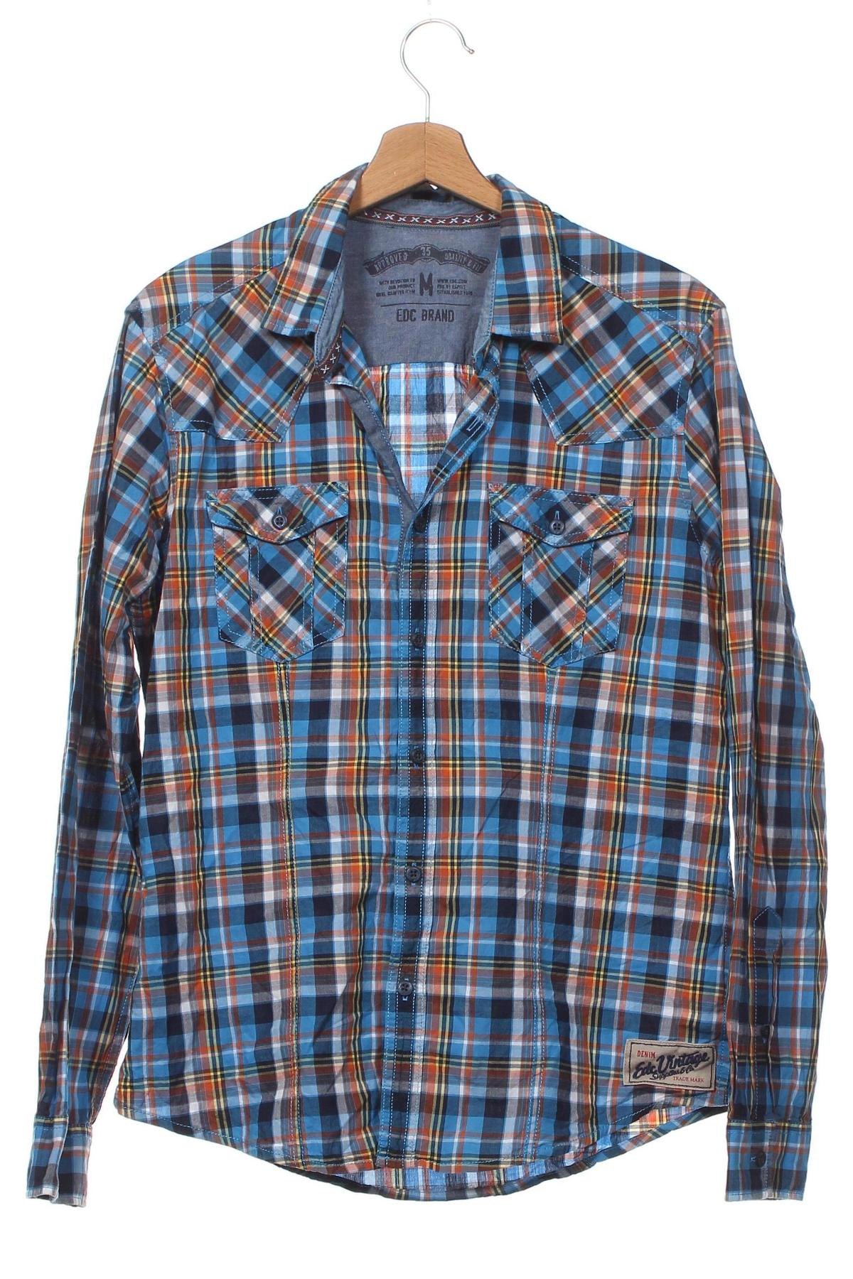 Ανδρικό πουκάμισο Edc By Esprit, Μέγεθος M, Χρώμα Πολύχρωμο, Τιμή 2,97 €