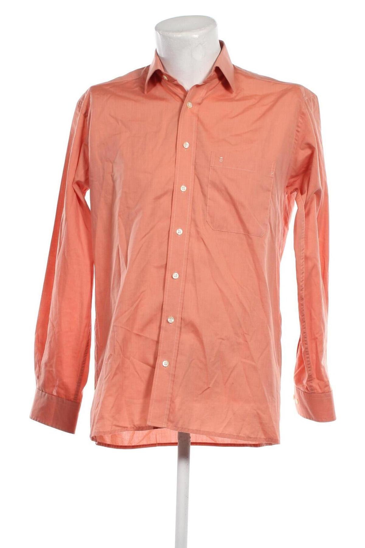 Ανδρικό πουκάμισο Eterna, Μέγεθος M, Χρώμα Πορτοκαλί, Τιμή 24,12 €