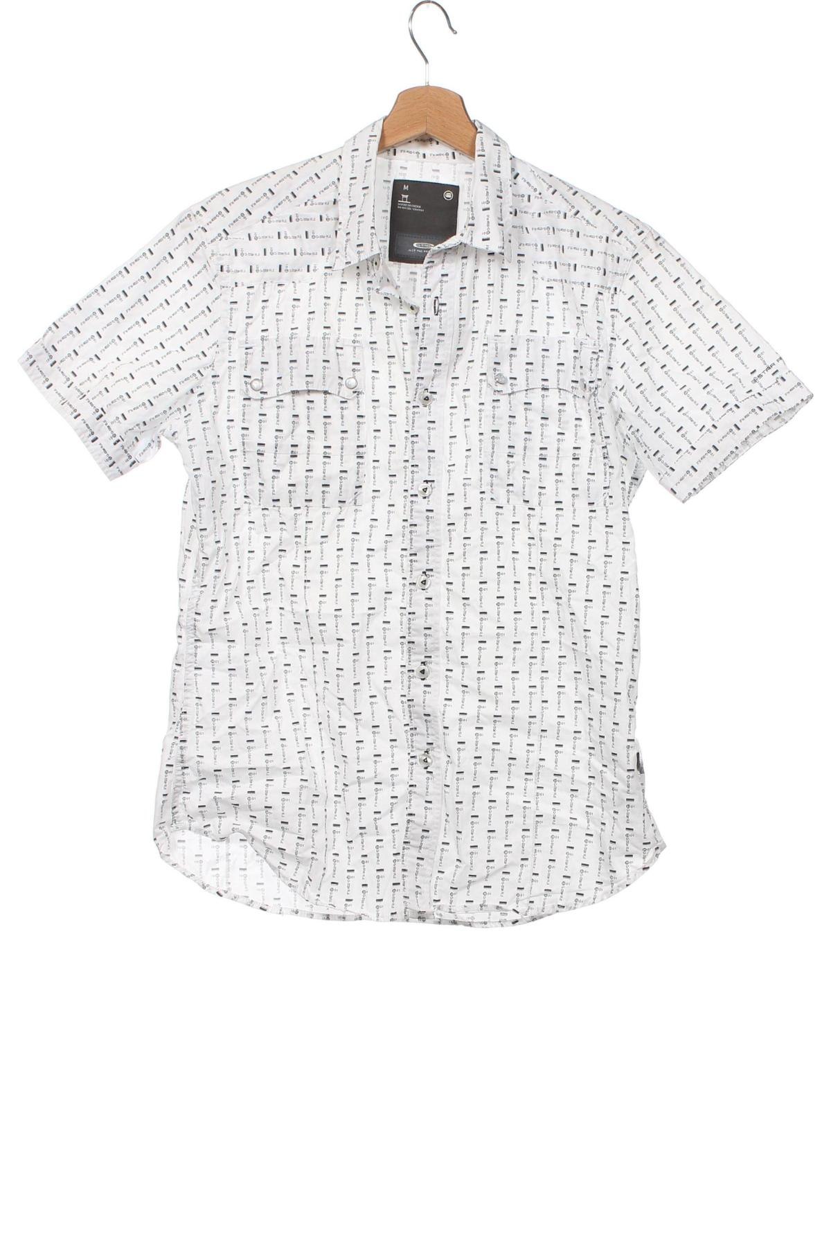 Ανδρικό πουκάμισο G-Star Raw, Μέγεθος M, Χρώμα Λευκό, Τιμή 7,54 €