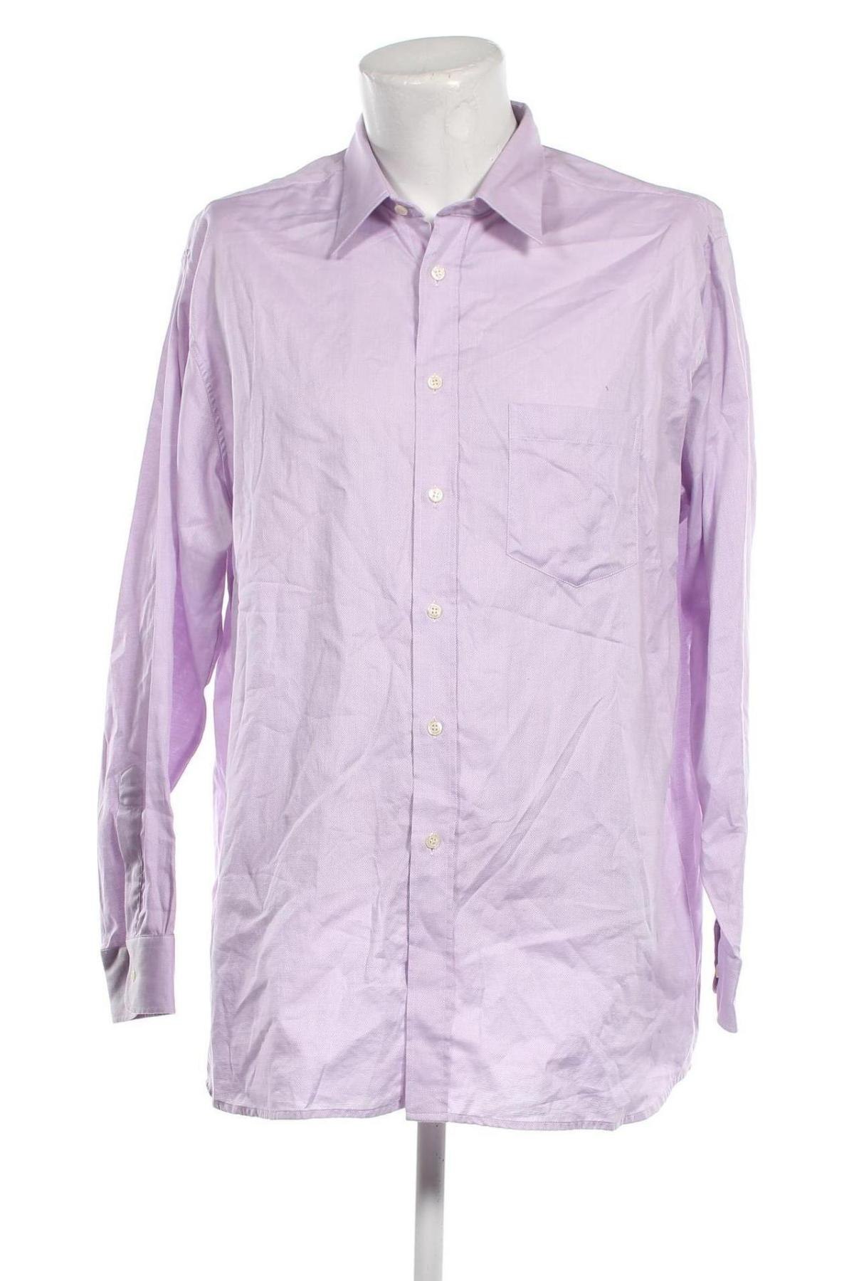 Ανδρικό πουκάμισο Gloriette, Μέγεθος L, Χρώμα Βιολετί, Τιμή 14,85 €