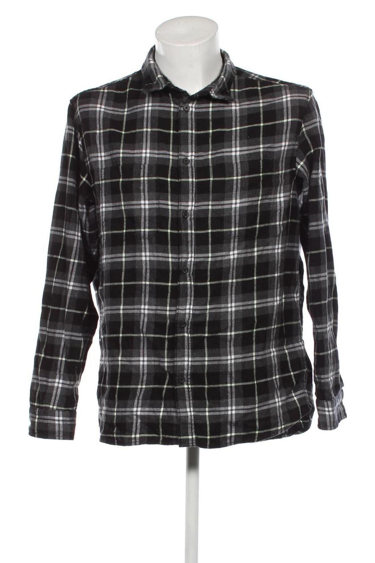 Ανδρικό πουκάμισο H&M, Μέγεθος L, Χρώμα Πολύχρωμο, Τιμή 6,46 €