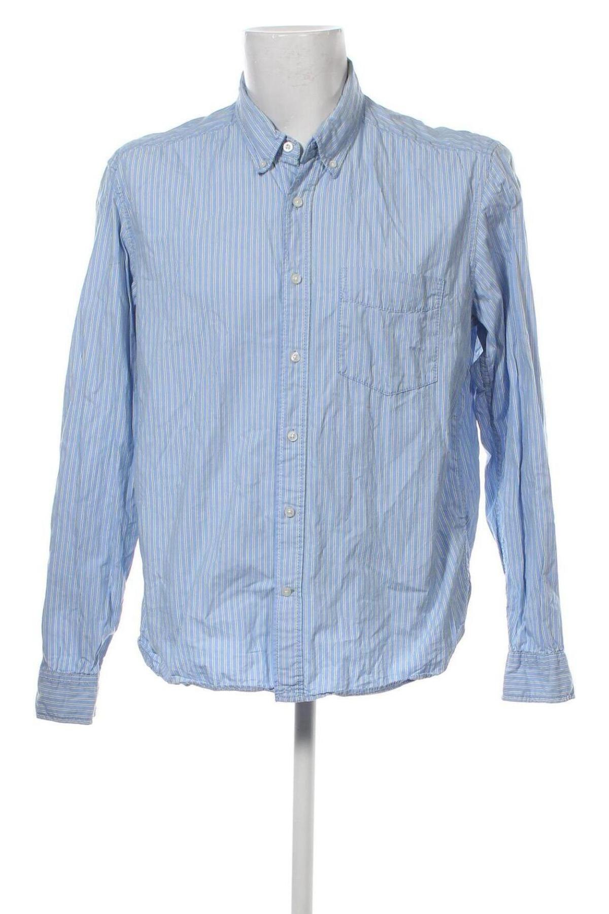 Herrenhemd H&M L.O.G.G., Größe XL, Farbe Blau, Preis € 20,18