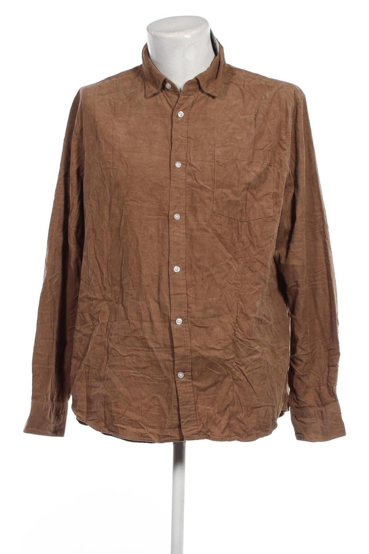 Мъжка риза Hampton Republic, Размер XL, Цвят Кафяв, Цена 8,16 лв.