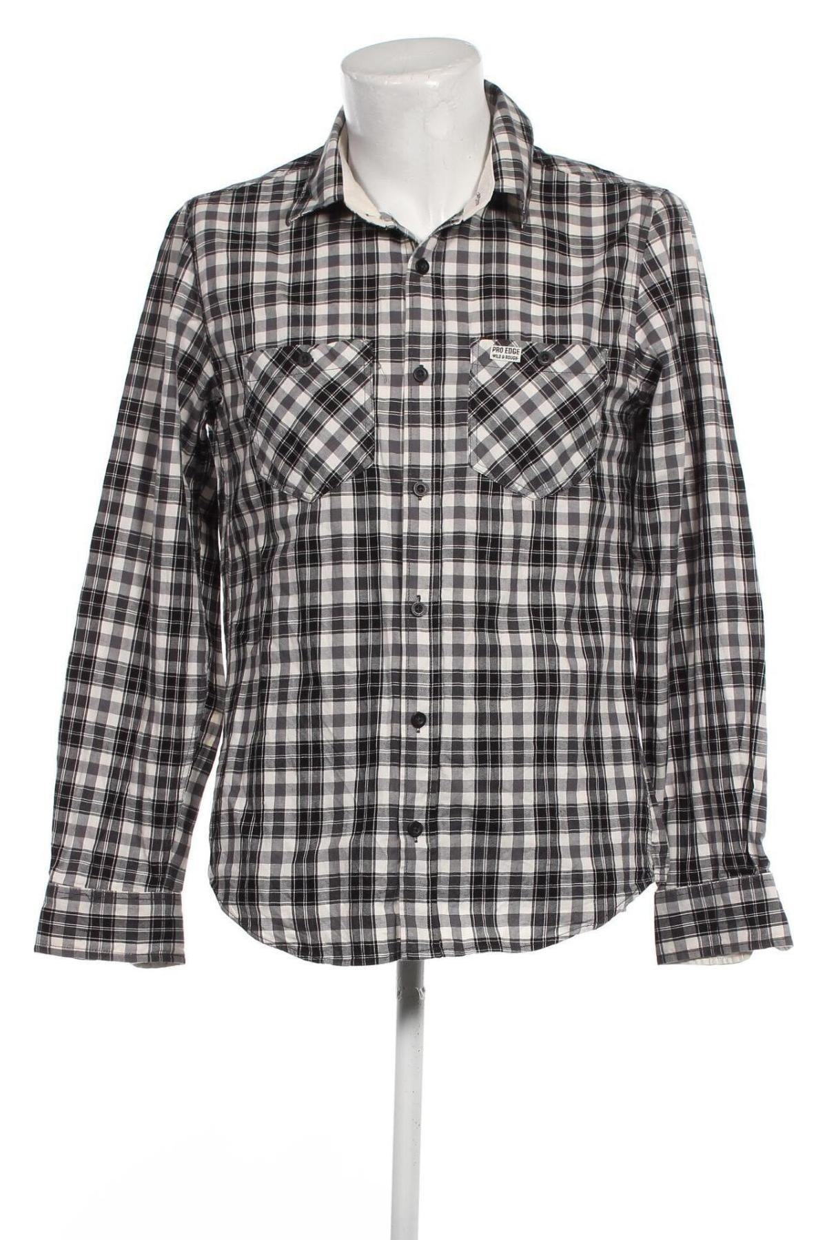 Ανδρικό πουκάμισο Jean Pascale, Μέγεθος M, Χρώμα Μαύρο, Τιμή 2,87 €