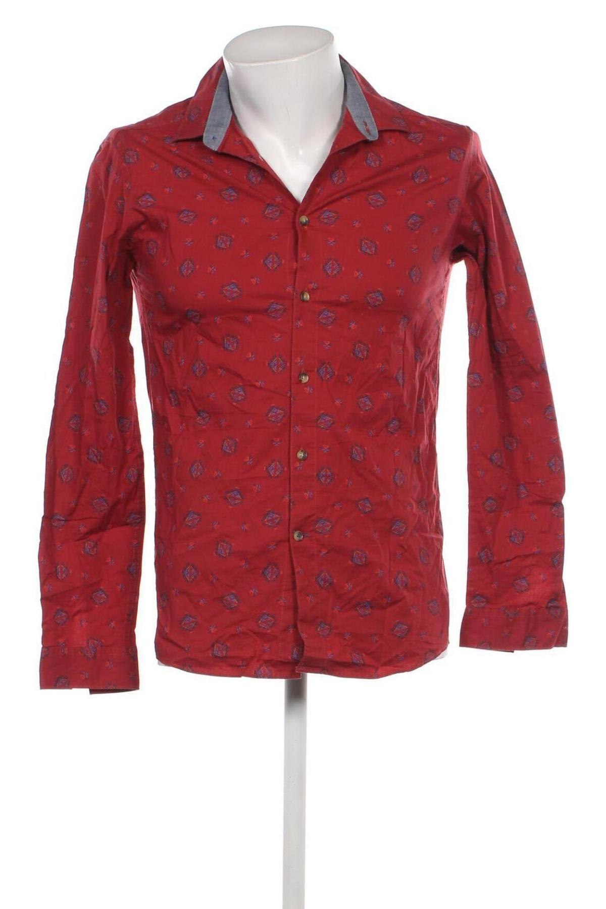 Ανδρικό πουκάμισο Jules, Μέγεθος M, Χρώμα Κόκκινο, Τιμή 3,95 €