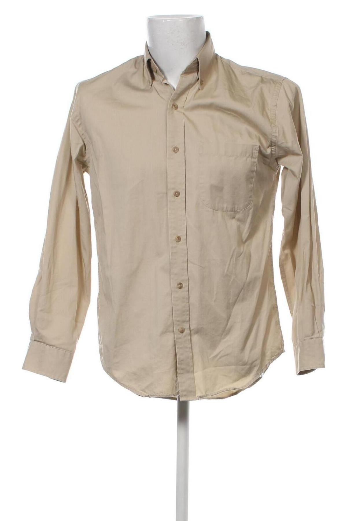Ανδρικό πουκάμισο Land's End, Μέγεθος S, Χρώμα  Μπέζ, Τιμή 18,14 €