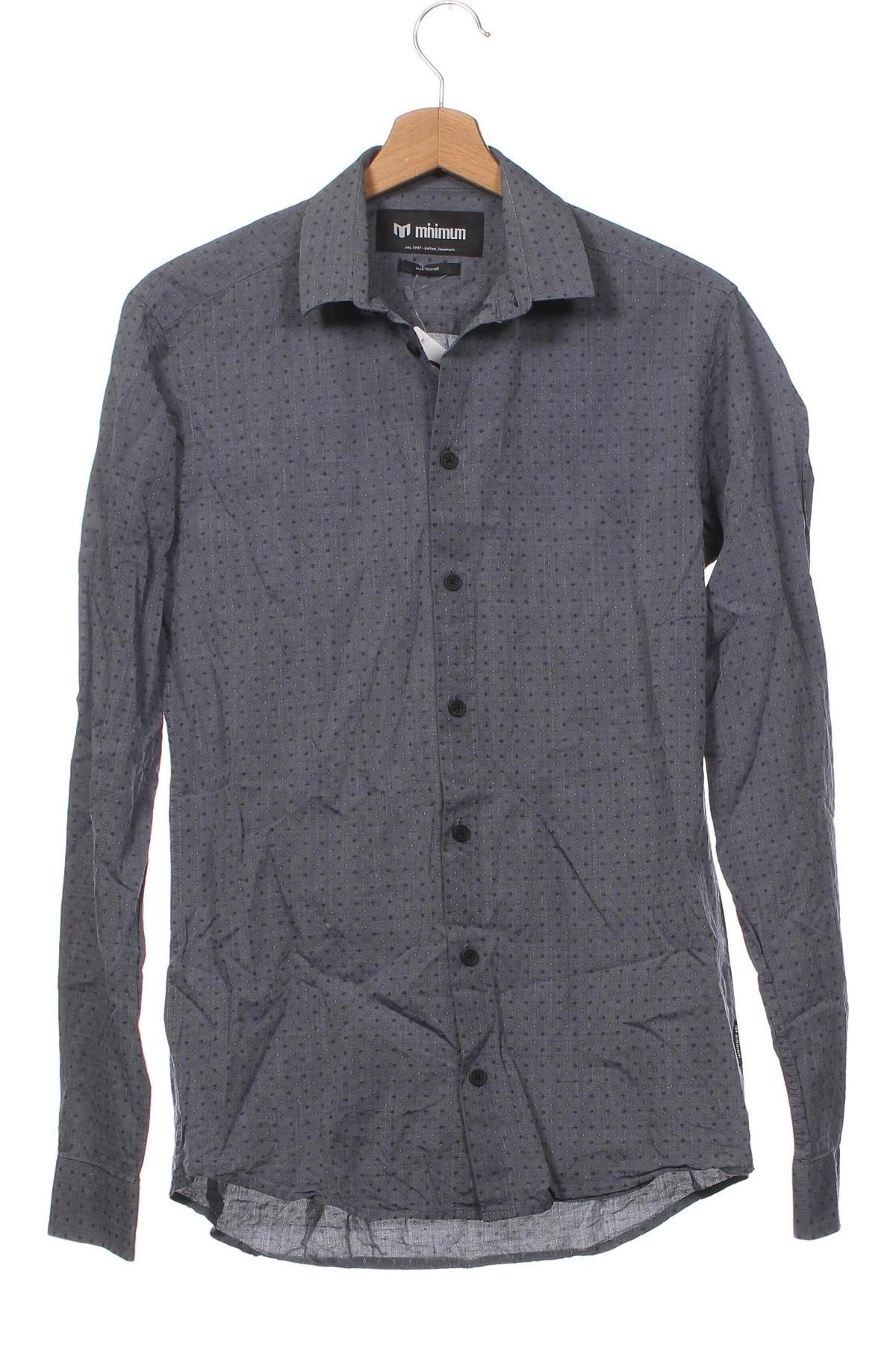 Herrenhemd Minimum, Größe S, Farbe Grau, Preis € 4,07