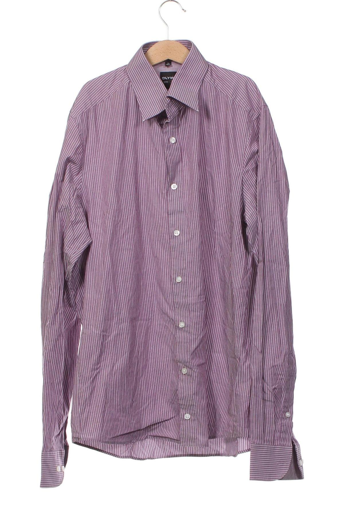 Herrenhemd Olymp, Größe S, Farbe Lila, Preis 4,07 €
