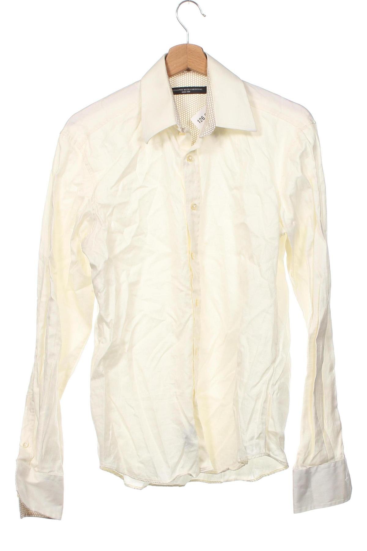 Ανδρικό πουκάμισο Philosophy Blues Original, Μέγεθος S, Χρώμα Κίτρινο, Τιμή 5,41 €