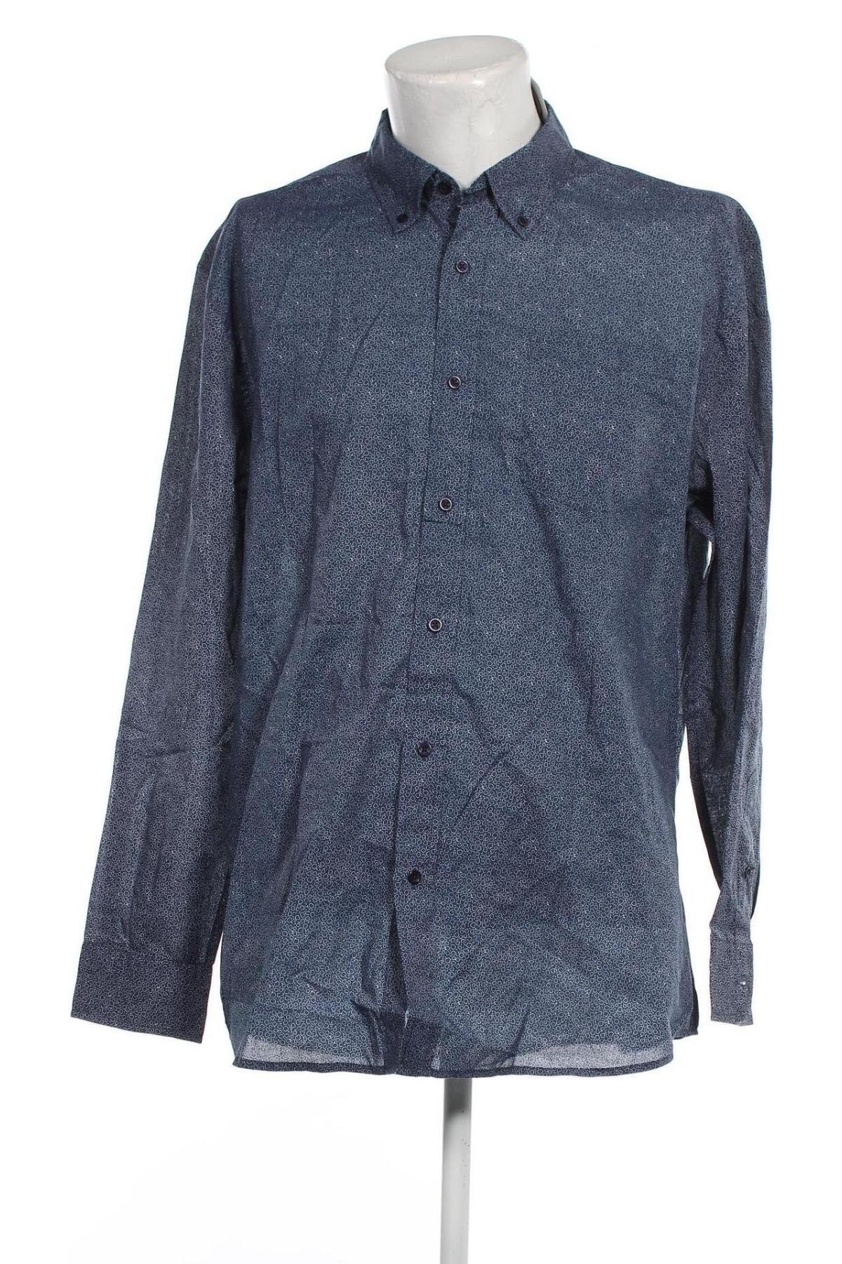 Ανδρικό πουκάμισο Portonova, Μέγεθος XL, Χρώμα Μπλέ, Τιμή 6,82 €