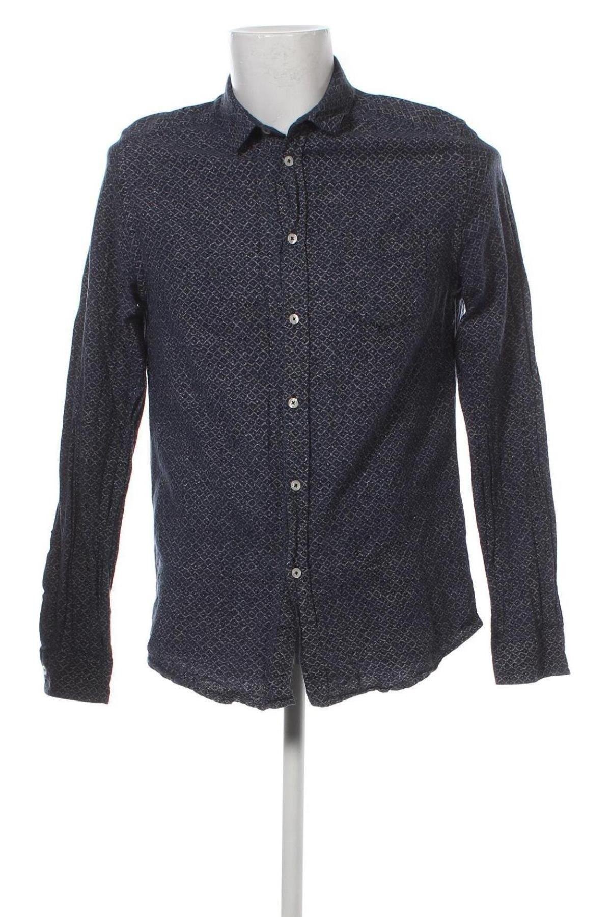 Ανδρικό πουκάμισο Samsoe & Samsoe, Μέγεθος L, Χρώμα Μπλέ, Τιμή 19,95 €