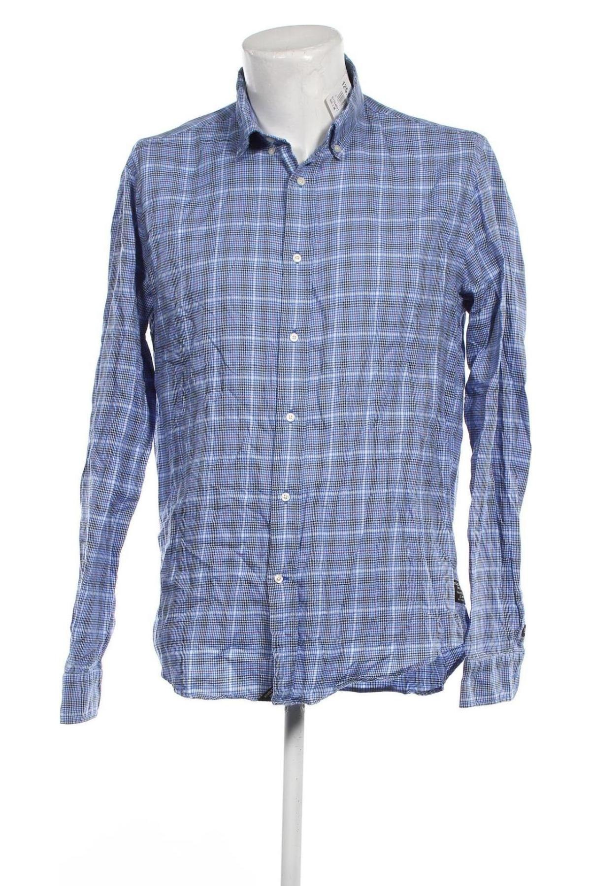 Ανδρικό πουκάμισο Scotch & Soda, Μέγεθος XL, Χρώμα Μπλέ, Τιμή 25,38 €