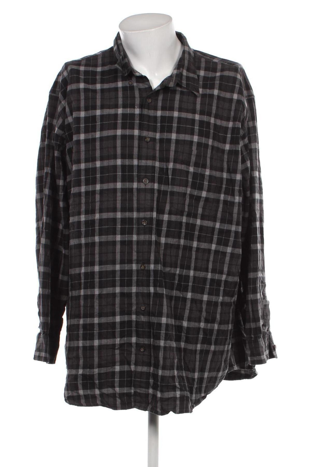 Herrenhemd St. John's Bay, Größe 3XL, Farbe Grau, Preis € 20,18