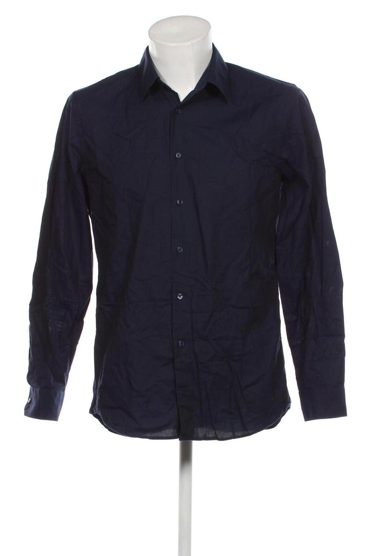 Ανδρικό πουκάμισο Strellson, Μέγεθος L, Χρώμα Μπλέ, Τιμή 24,12 €