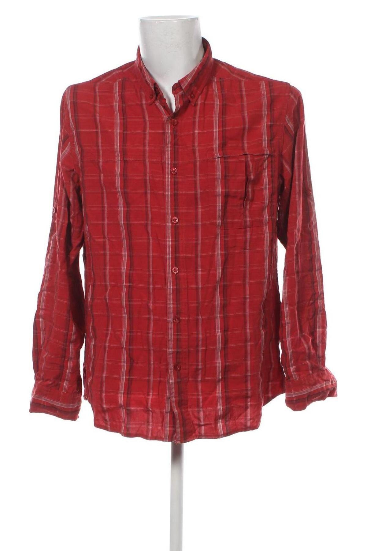 Мъжка риза The North Face, Размер L, Цвят Червен, Цена 54,00 лв.