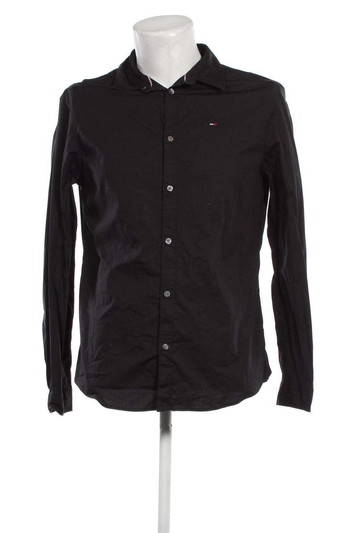 Pánska košeľa  Tommy Jeans, Veľkosť L, Farba Čierna, Cena  77,32 €