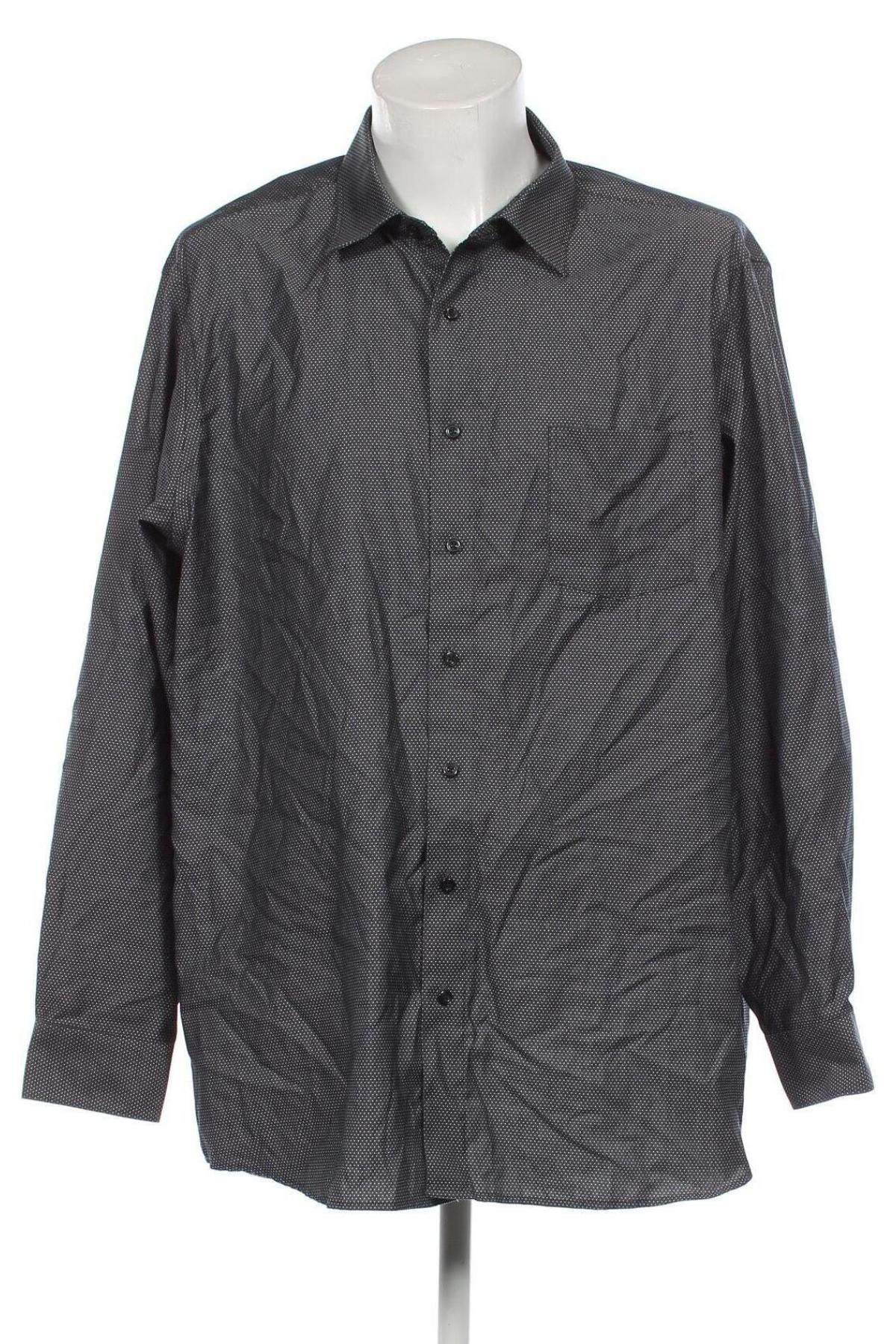 Ανδρικό πουκάμισο Walbusch, Μέγεθος XXL, Χρώμα Μαύρο, Τιμή 18,33 €