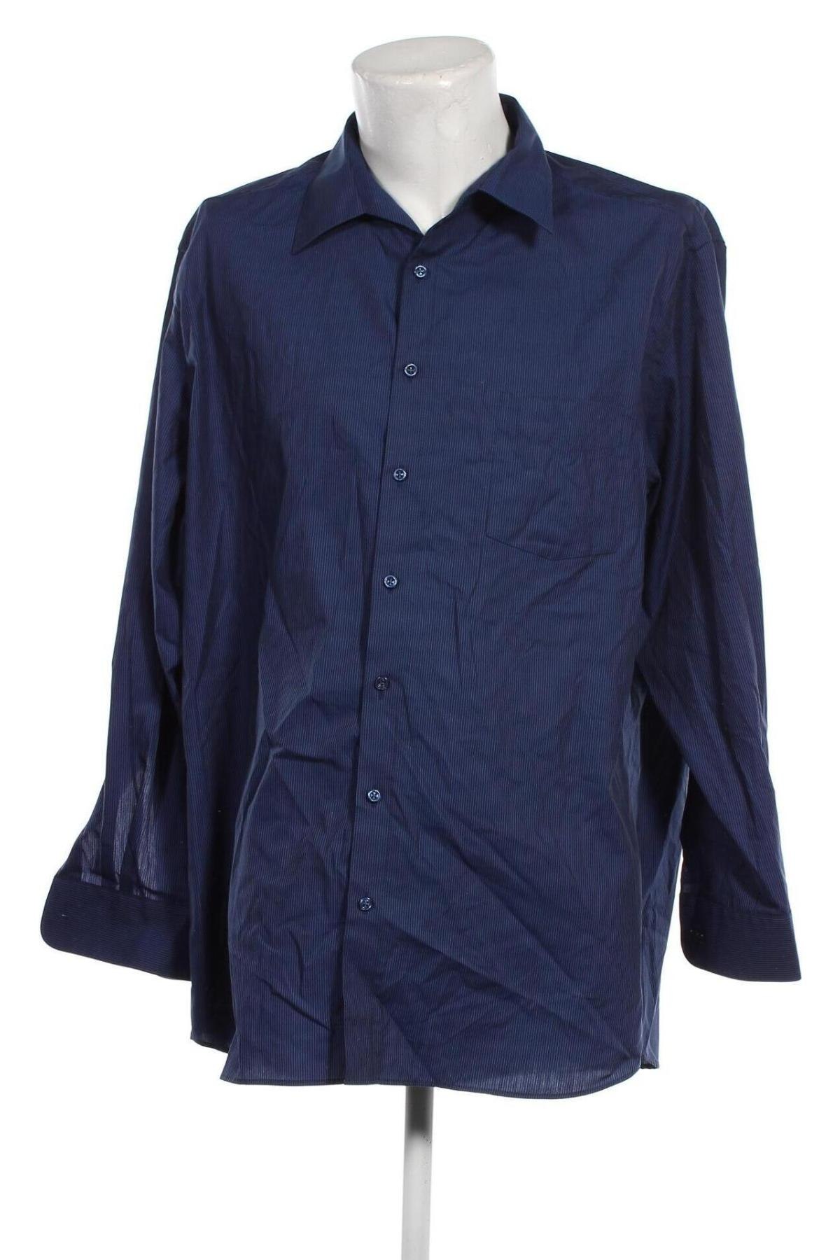 Ανδρικό πουκάμισο Walbusch, Μέγεθος XXL, Χρώμα Μπλέ, Τιμή 20,50 €