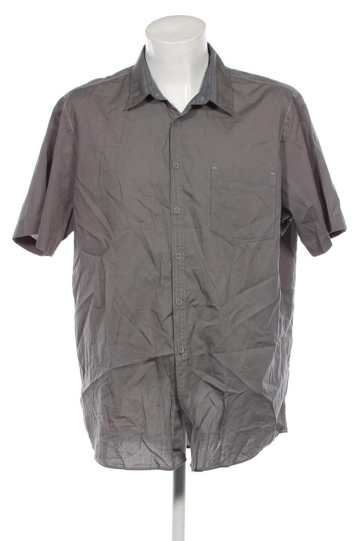 Ανδρικό πουκάμισο Watson's, Μέγεθος 3XL, Χρώμα Γκρί, Τιμή 14,85 €