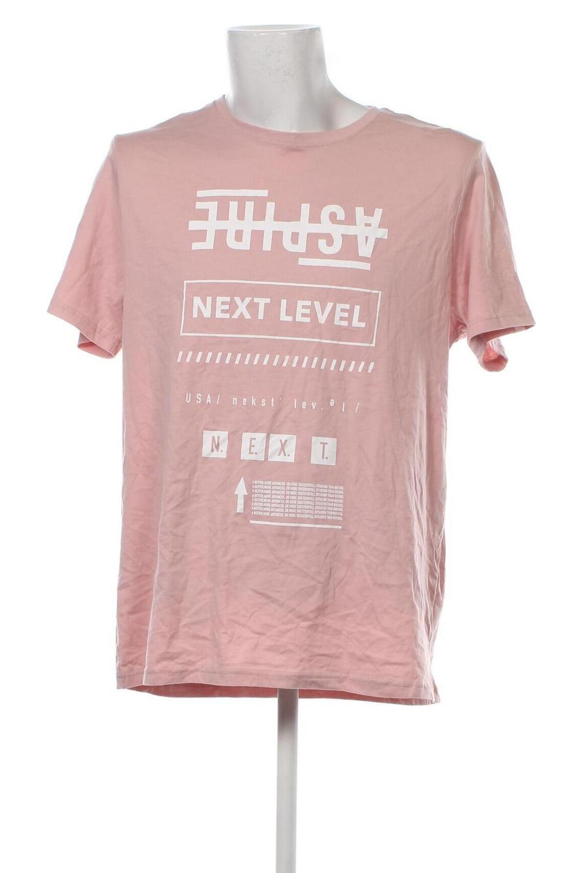 Herren T-Shirt Brilliant, Größe 3XL, Farbe Rosa, Preis 9,05 €