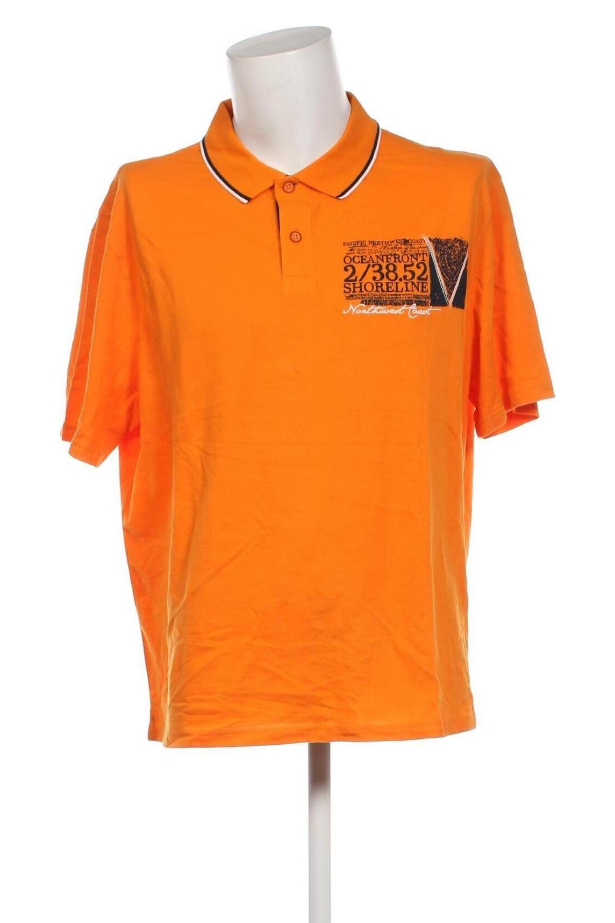 Ανδρικό t-shirt Canda, Μέγεθος XXL, Χρώμα Πορτοκαλί, Τιμή 8,04 €