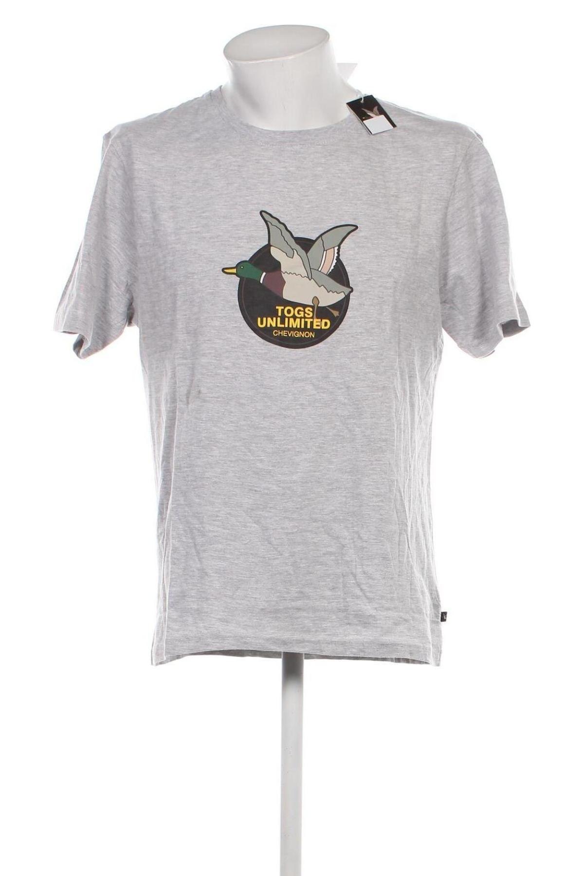 Ανδρικό t-shirt Chevignon, Μέγεθος XXL, Χρώμα Γκρί, Τιμή 26,80 €