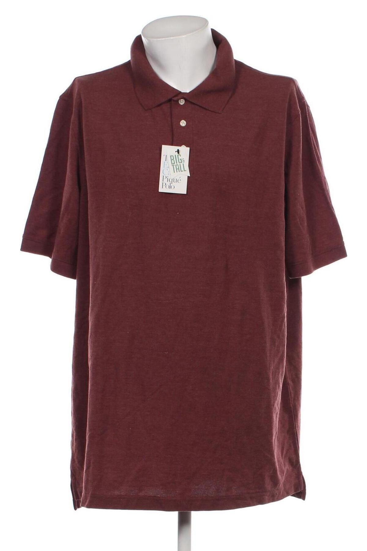 Ανδρικό t-shirt Croft & Barrow, Μέγεθος 3XL, Χρώμα Καφέ, Τιμή 12,99 €