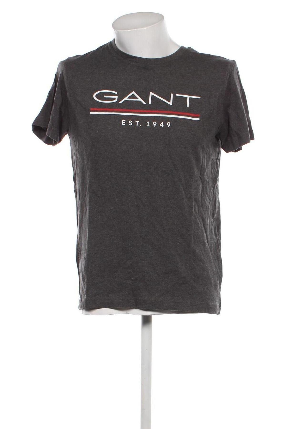 Herren T-Shirt Gant, Größe M, Farbe Grau, Preis 35,05 €