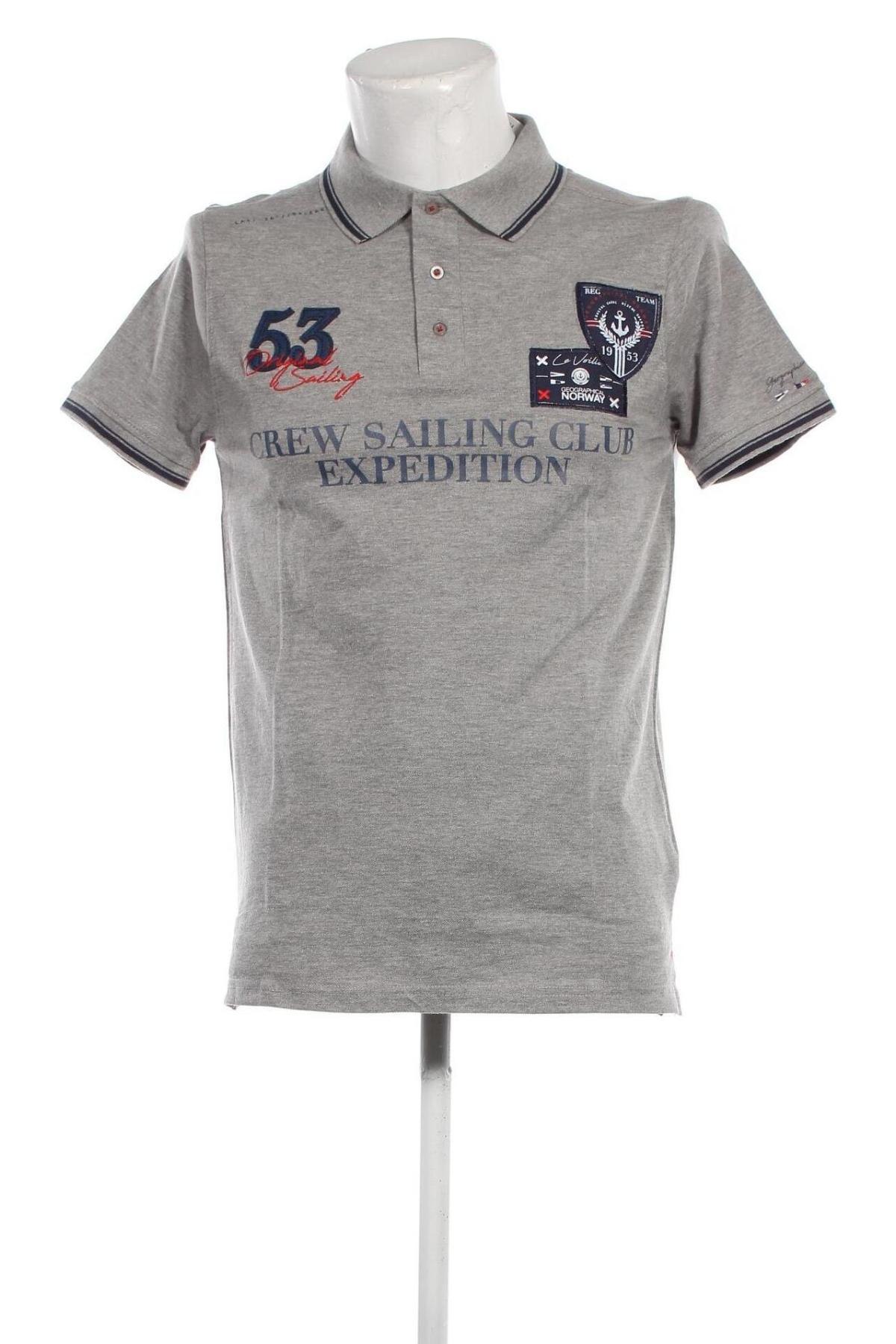 Ανδρικό t-shirt Geographical Norway, Μέγεθος S, Χρώμα Γκρί, Τιμή 12,97 €
