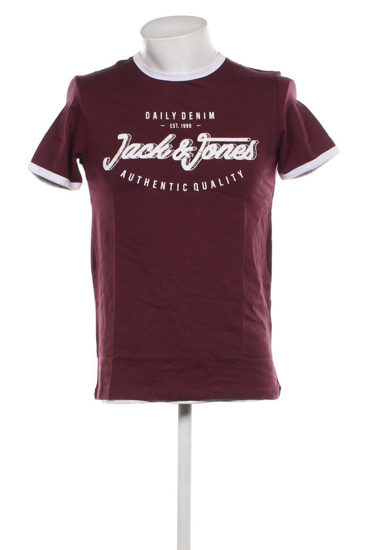 Ανδρικό t-shirt Jack & Jones, Μέγεθος S, Χρώμα Κόκκινο, Τιμή 13,92 €