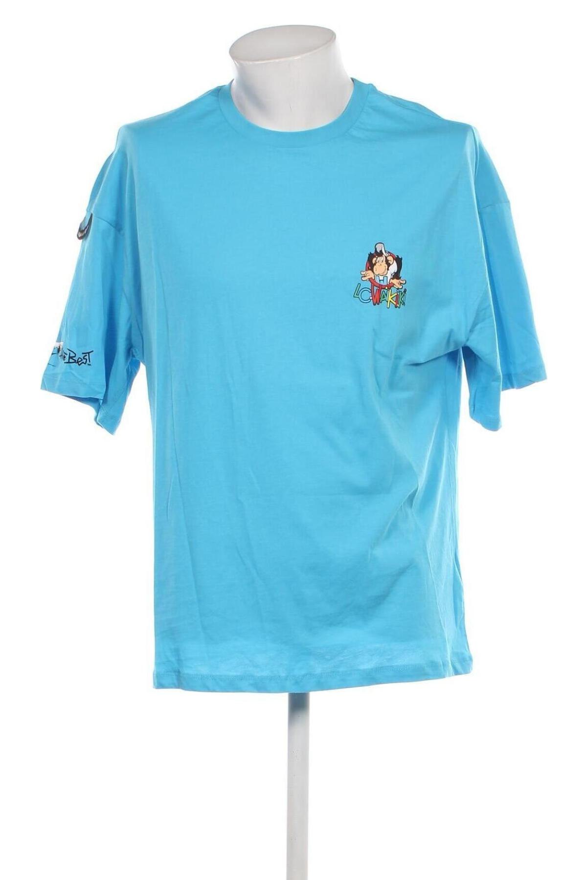 Tricou de bărbați LC Waikiki, Mărime M, Culoare Albastru, Preț 40,63 Lei