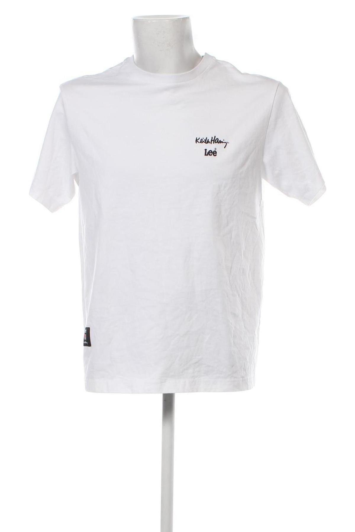 Ανδρικό t-shirt Lee, Μέγεθος M, Χρώμα Λευκό, Τιμή 26,00 €