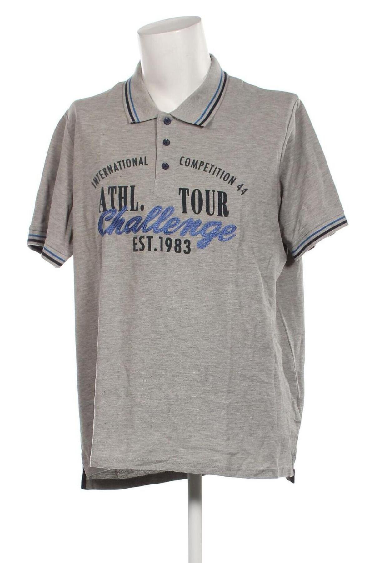 Ανδρικό t-shirt Livergy, Μέγεθος XXL, Χρώμα Γκρί, Τιμή 12,99 €