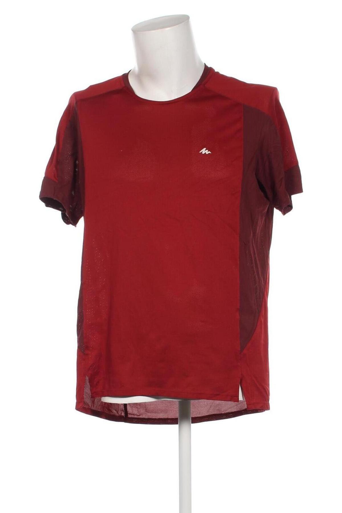 Мъжка тениска Quechua, Размер M, Цвят Червен, Цена 10,14 лв.