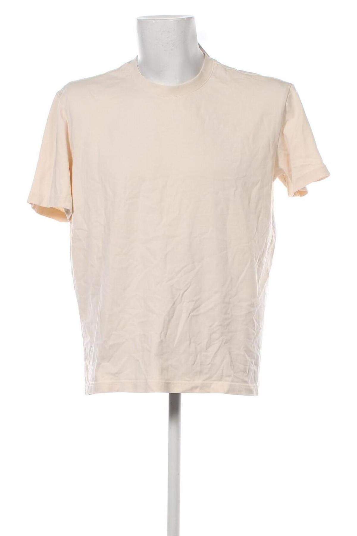Ανδρικό t-shirt Reebok, Μέγεθος M, Χρώμα Εκρού, Τιμή 22,72 €