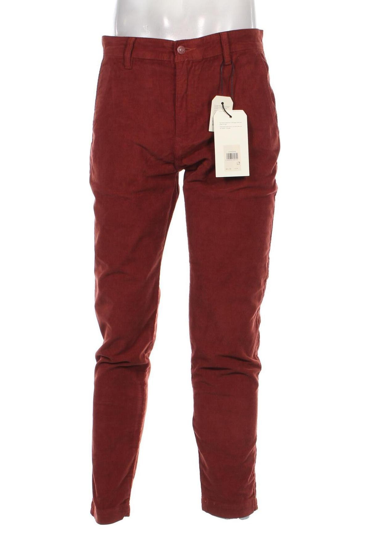 Pantaloni raiați de bărbați Levi's, Mărime L, Culoare Portocaliu, Preț 182,37 Lei