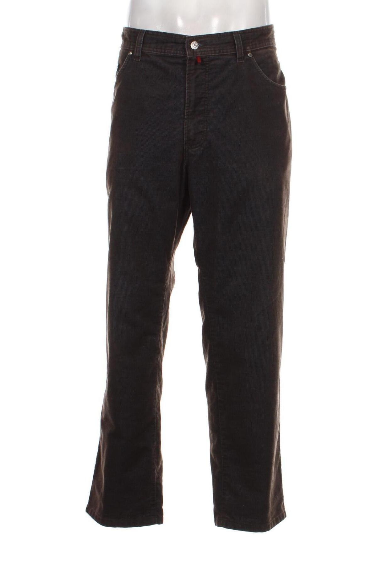 Pantaloni raiați de bărbați Pierre Cardin, Mărime XL, Culoare Maro, Preț 25,00 Lei