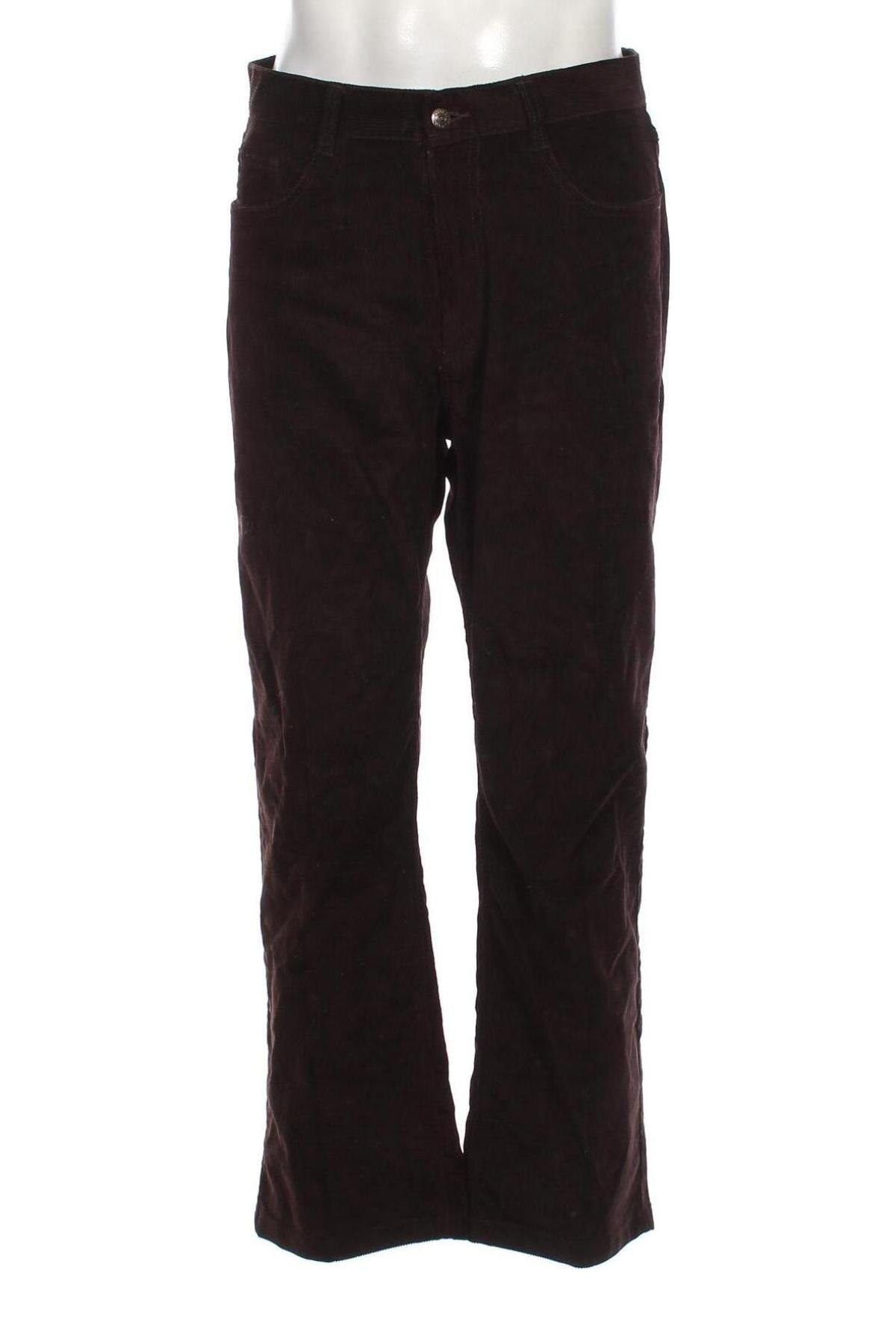 Pantaloni raiați de bărbați Ronley, Mărime L, Culoare Maro, Preț 20,99 Lei
