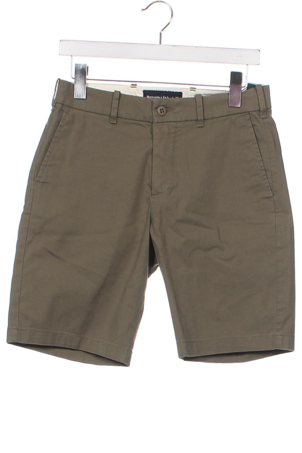 Ανδρικό κοντό παντελόνι Abercrombie & Fitch, Μέγεθος S, Χρώμα Πράσινο, Τιμή 22,43 €