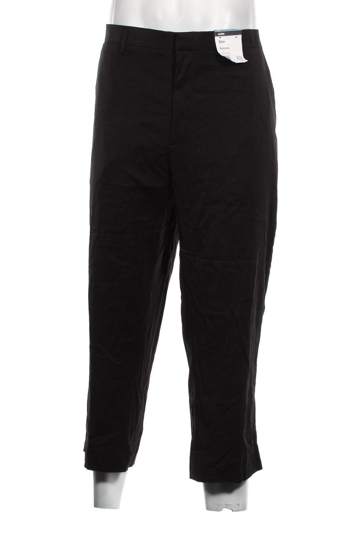 Мъжки панталон Anko, Размер XXL, Цвят Черен, Цена 12,42 лв.