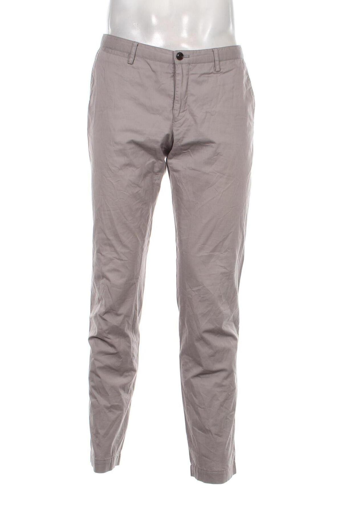 Pantaloni de bărbați BOSS, Mărime L, Culoare Gri, Preț 322,37 Lei