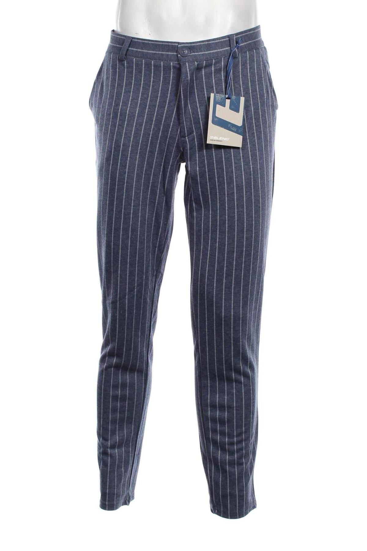 Pantaloni de bărbați Blend, Mărime L, Culoare Albastru, Preț 65,82 Lei