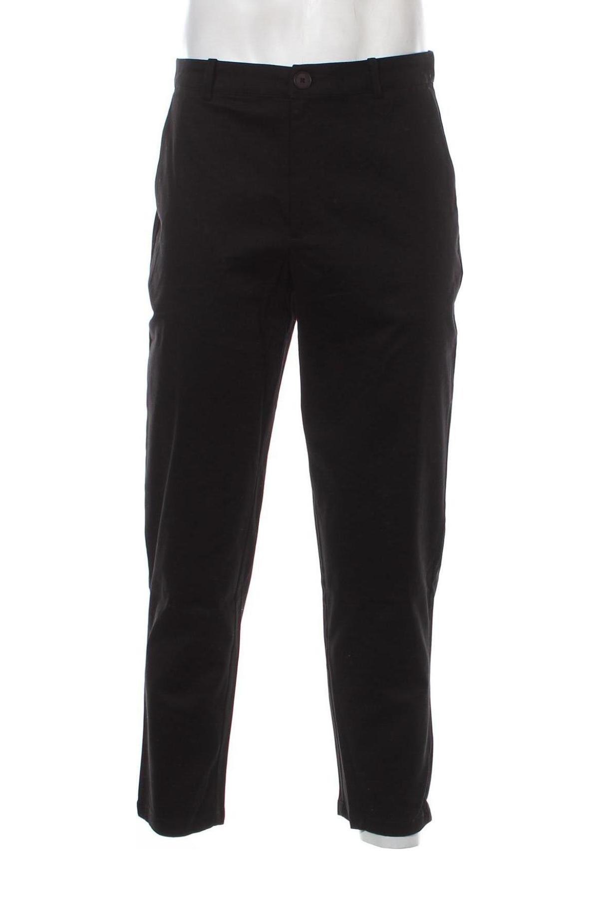 Мъжки панталон Dan Fox X About You, Размер L, Цвят Черен, Цена 16,53 лв.