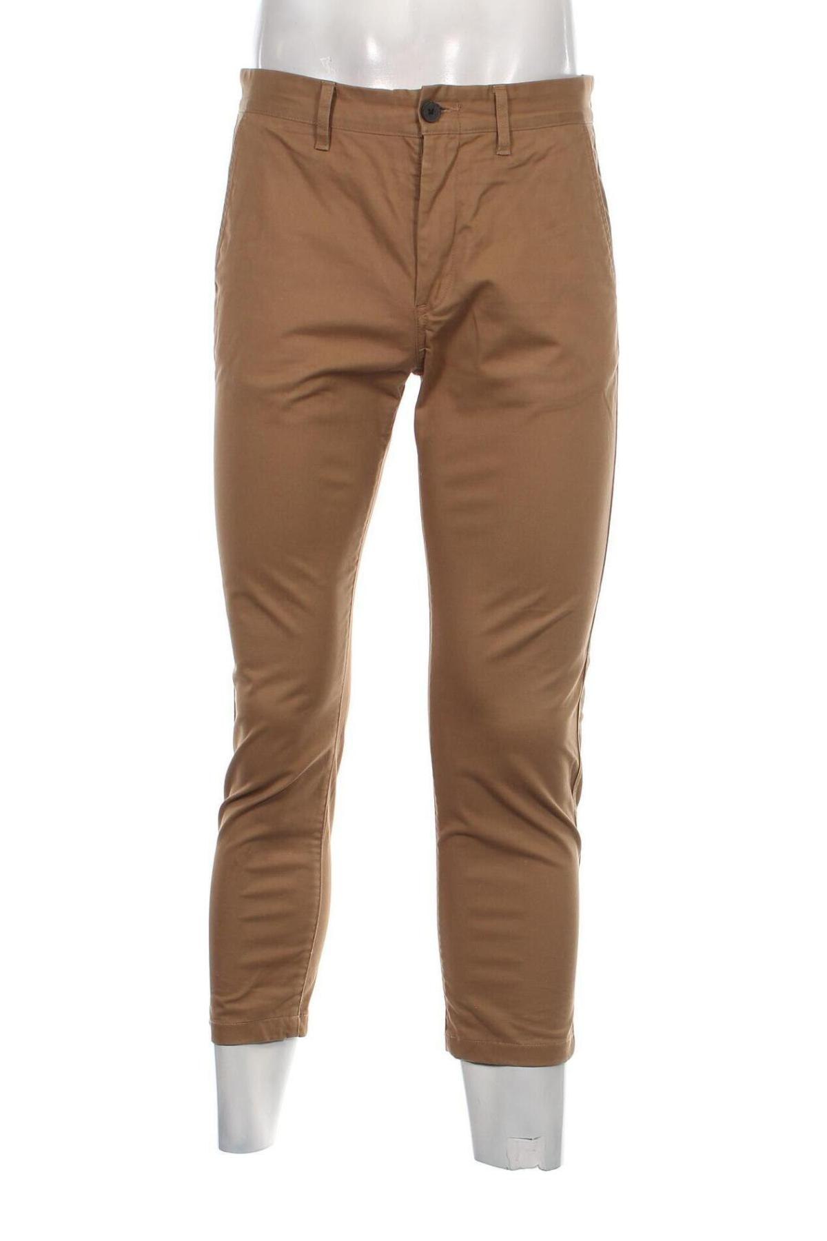 Pantaloni de bărbați H&M L.O.G.G., Mărime M, Culoare Maro, Preț 13,47 Lei